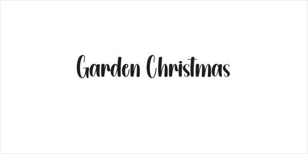 Garden Christmas Logo