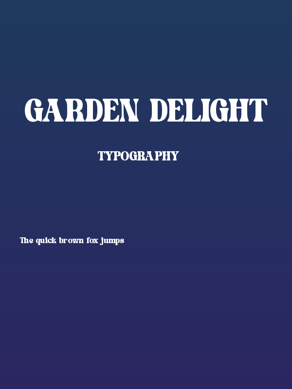 Garden Delight Poster