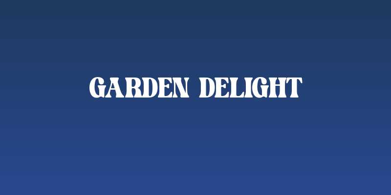 Garden Delight Social Header