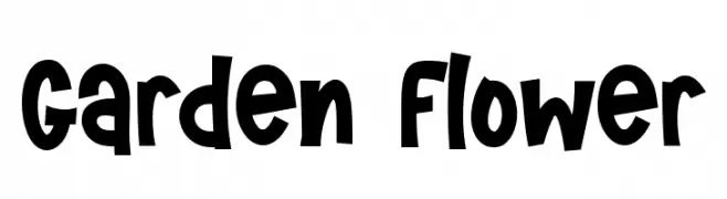 Garden Flower  Frei Schriftart Herunterladen