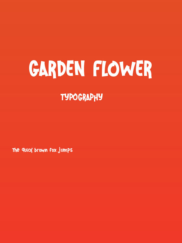 Garden Flower Poster