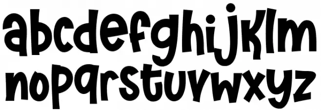 Garden Flower Font LOWERCASE