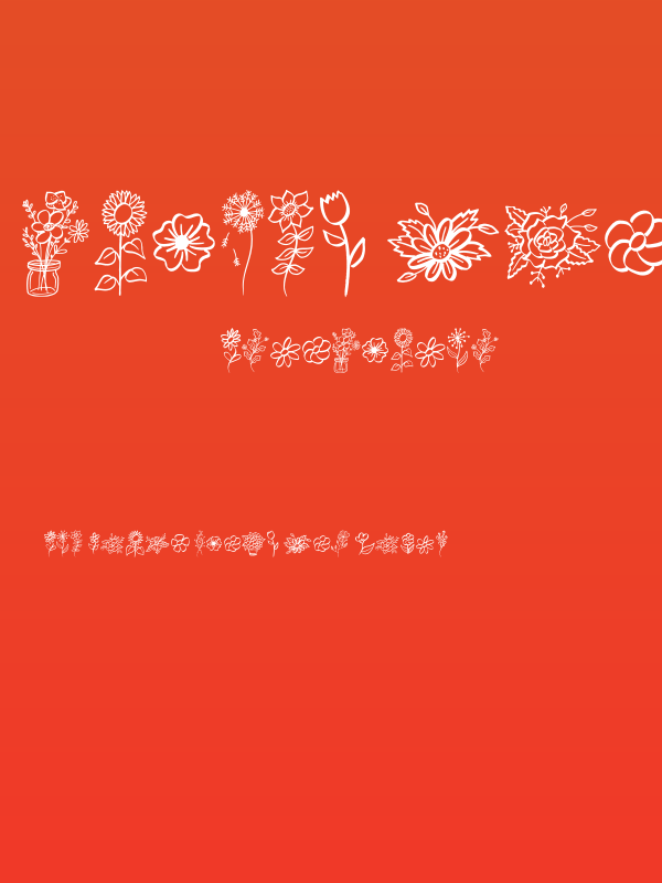 Garden Flowers Poster