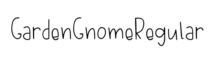Garden Gnome Regular  baixar fontes gratis