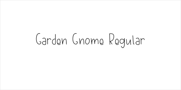 Garden Gnome Regular Logo