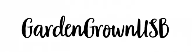 Garden Grown US B  Frei Schriftart Herunterladen