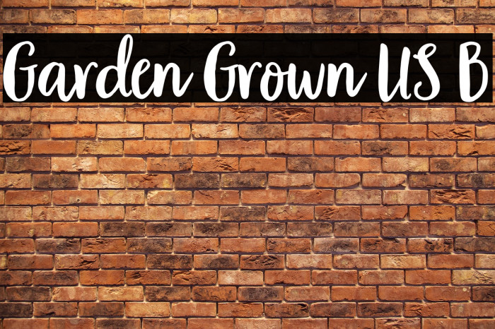 Garden Grown US B Example 1