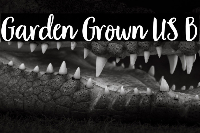 Garden Grown US B Example 2