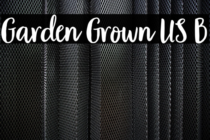 Garden Grown US B Example 3