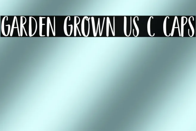 Garden Grown US C Caps Example 1
