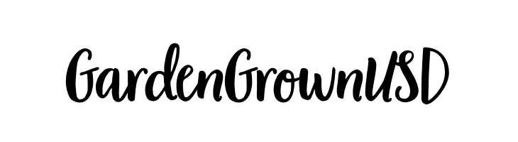 Garden Grown US D  font caratteri gratis