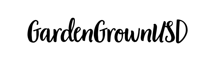 Garden Grown US D Font - FFonts.net