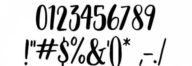 Garden Grown US D Font OTHER CHARS