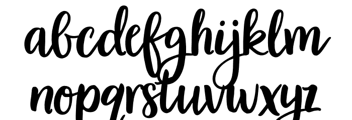 Garden Grown US D Font LOWERCASE