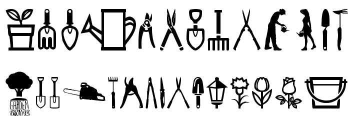 Garden Icons フォント その他の文字