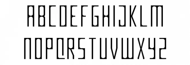 Garden Least Schriftart Groß