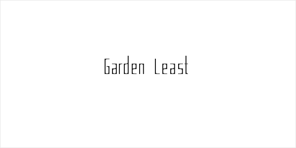 Garden Least Logo