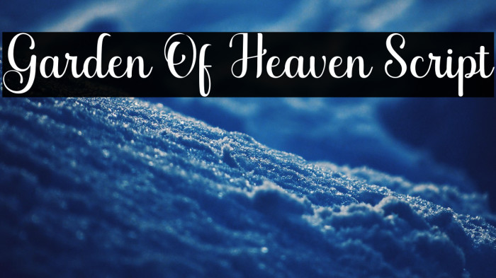 Garden Of Heaven Script Example 2