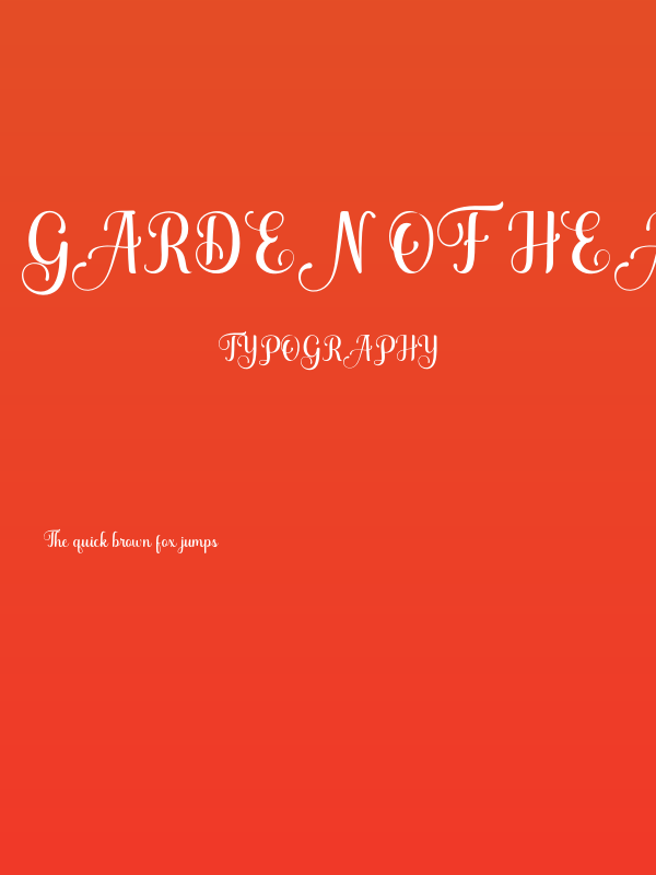 Garden Of Heaven Script Poster