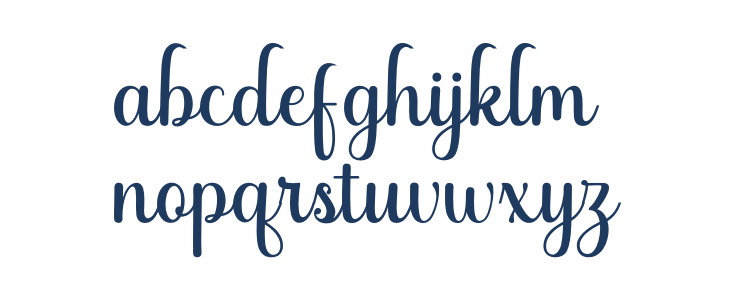 Garden Of Heaven Script Lowercase