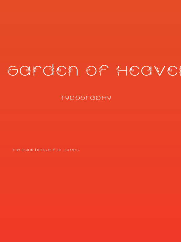 Garden Of Heaven Poster