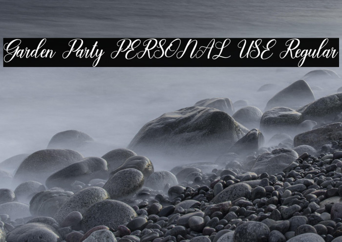 Garden Party PERSONAL USE Regular Example 3