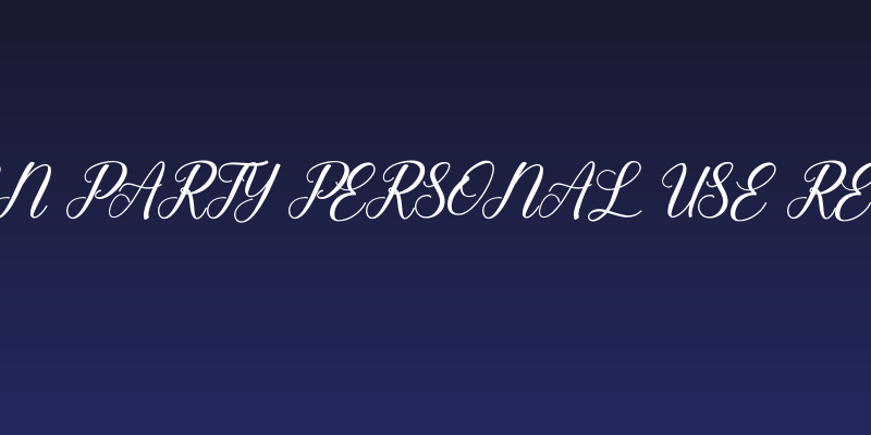 Garden Party PERSONAL USE Regular Social Header