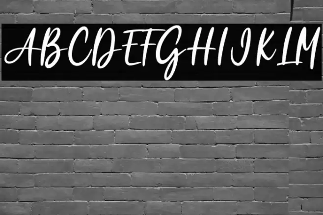 Garden Rose Font examples