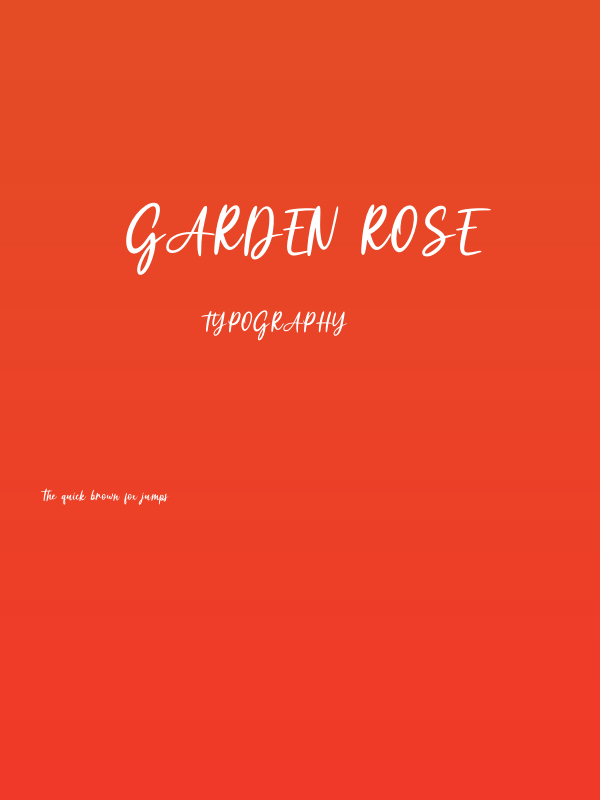 Garden Rose Poster
