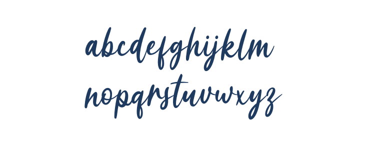 Garden Rose Lowercase