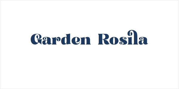 Garden Rosila Logo