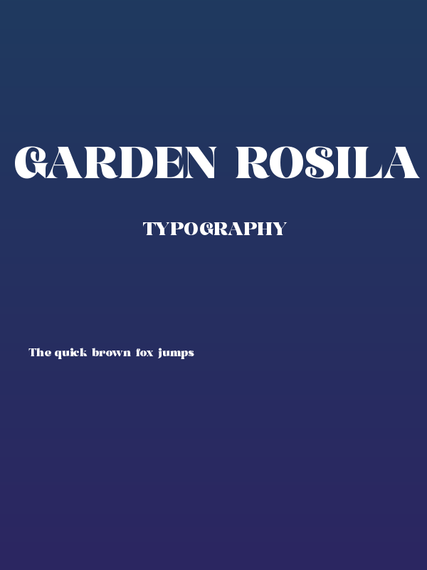 Garden Rosila Poster