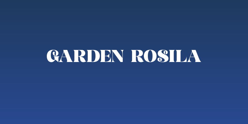 Garden Rosila Social Header