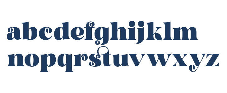 Garden Rosila Lowercase
