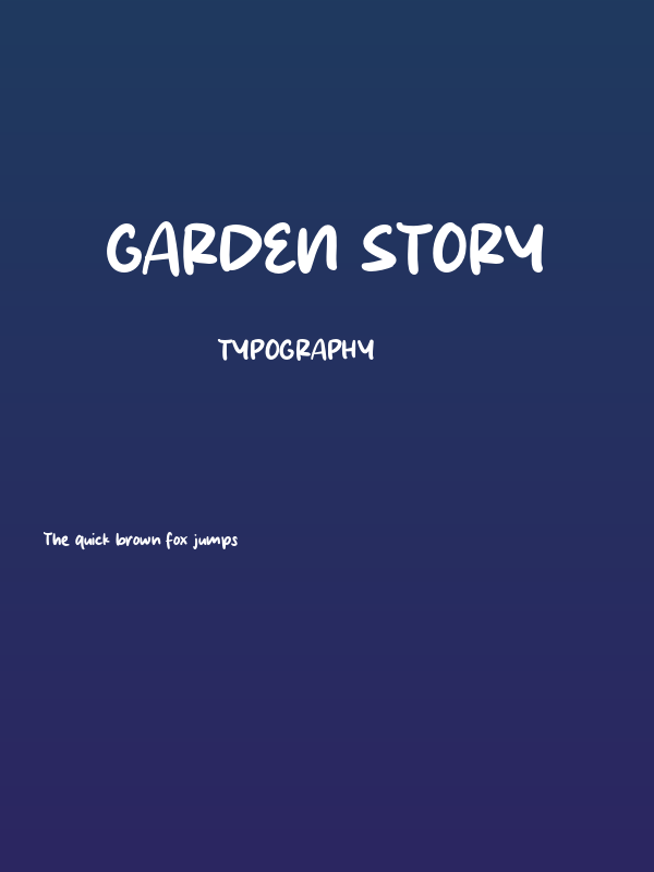 Garden Story Poster