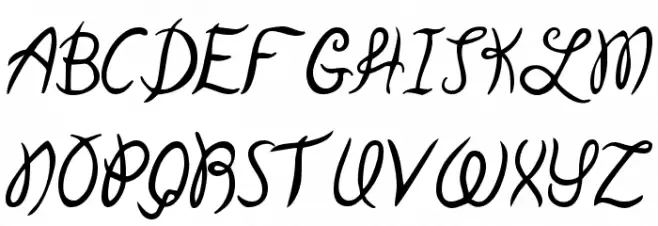 Garden Weasel Schriftart Groß