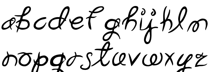 Garden Weasel Font LOWERCASE