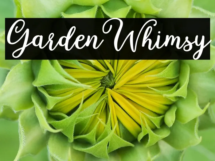 Garden Whimsy Example 1