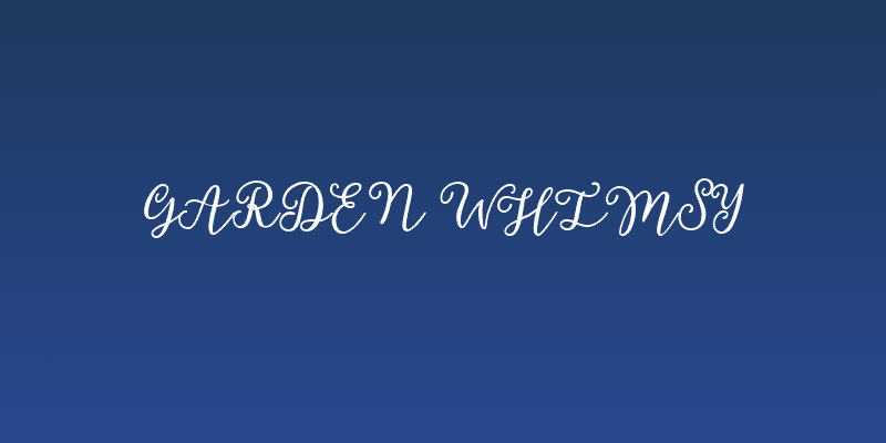 Garden Whimsy Social Header