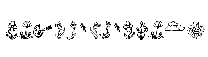 GardenDingbats  font caratteri gratis