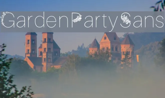 GardenPartySans Example 3