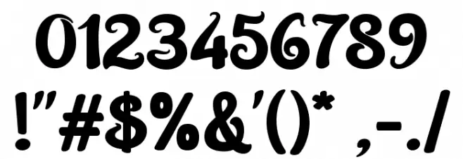 GardenSans Font OTHER CHARS