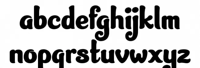 GardenSans Schriftart Kleinbuchstaben