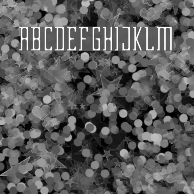 Garden Font examples
