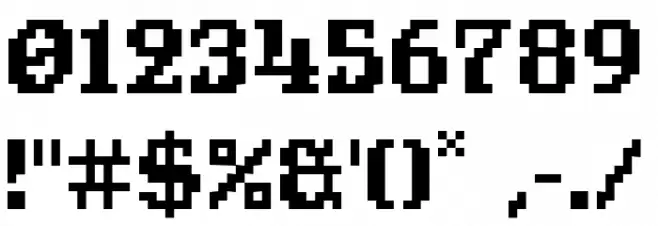 Garden_of_Eden Cellular Font OTHER CHARS