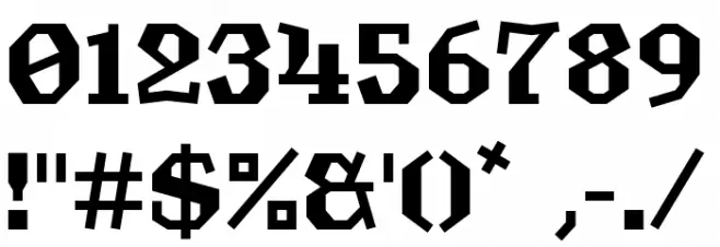 Garden_of_Eden Extracellular Font OTHER CHARS