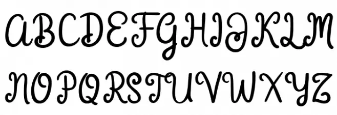 Gardena  Regular 字体 大写