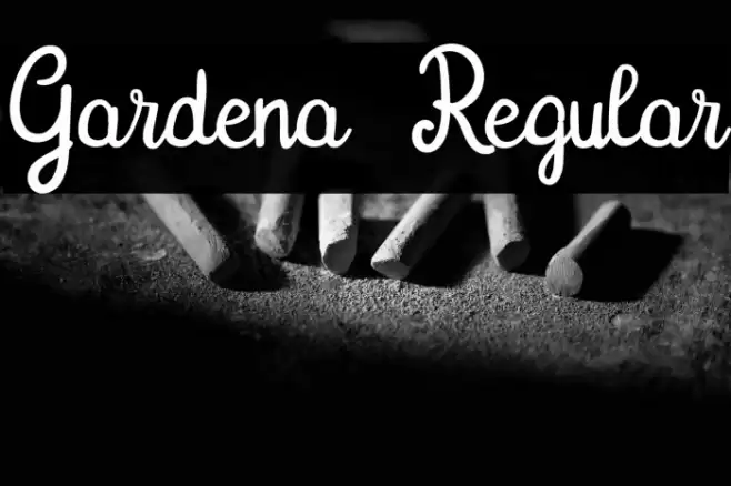 Gardena Regular Font examples