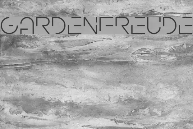 Gardenfreude Font examples