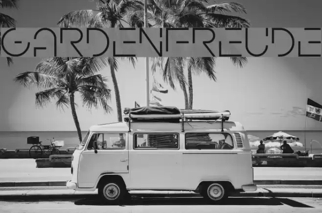 Gardenfreude Font examples